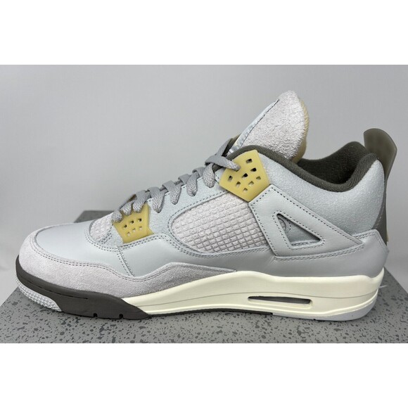 Air Jordan 4 Retro SE Craft Photon Dust Grey Shoes DV3742-021 Size 13 - Picture 3 of 7